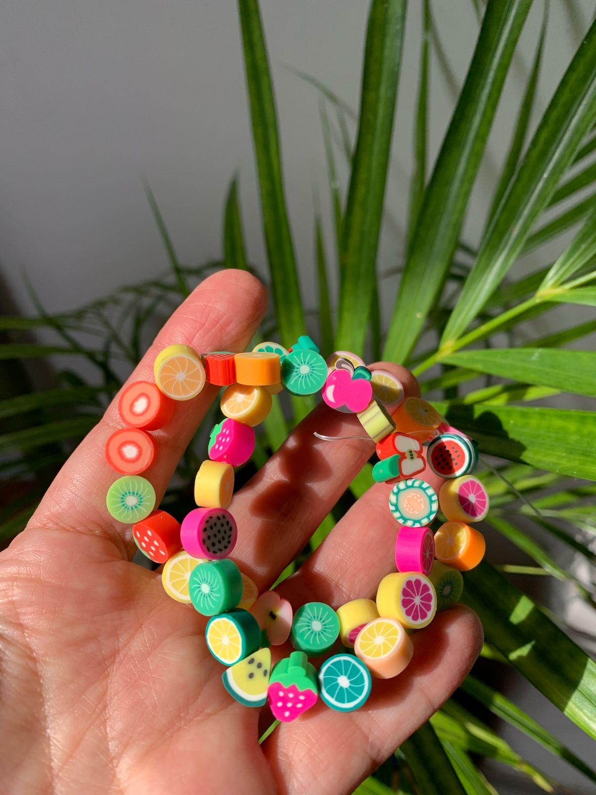 Cuentas de frutas en material fimo (40 unidades)