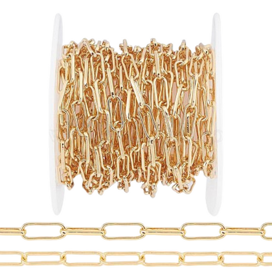 Cadena metal  enchapado en Oro 18k