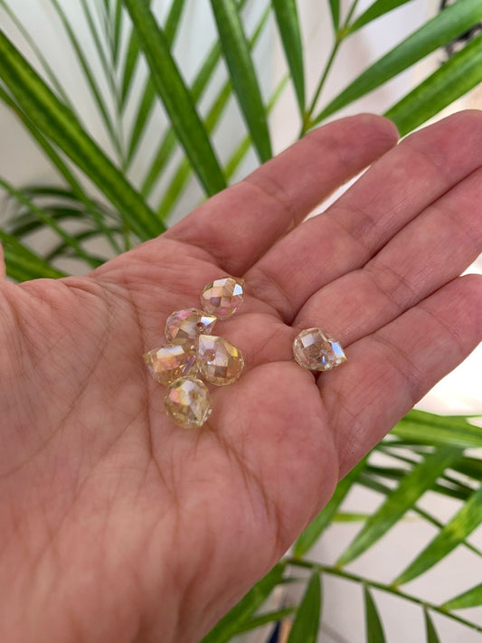 Gotas de puntos de luz transparentes (10 unidades)